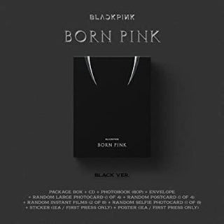 Blackpink- BORN PINK (Standard CD Boxset Version B / BLACK) - Darkside Records