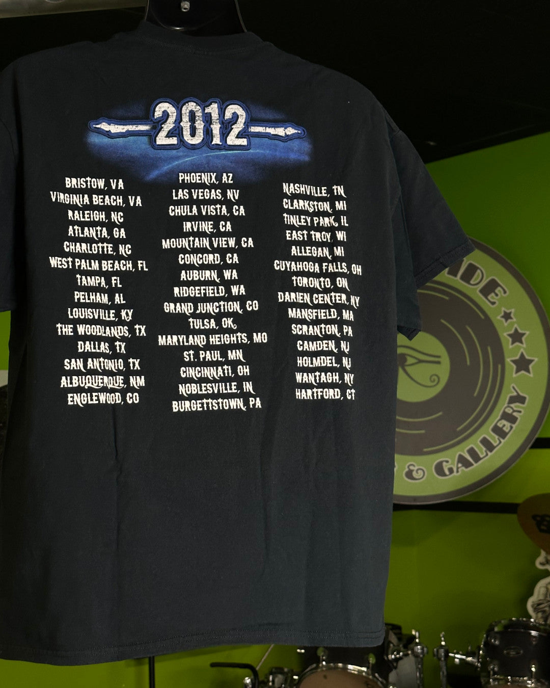 Kiss 2012 The Tour T-Shirt, Blk, XL - Darkside Records