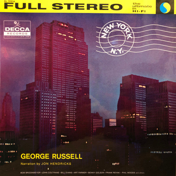 George Russell- New York, NY (2021 Verve Acoustic Sounds Series Reissue)(Sealed) - Darkside Records