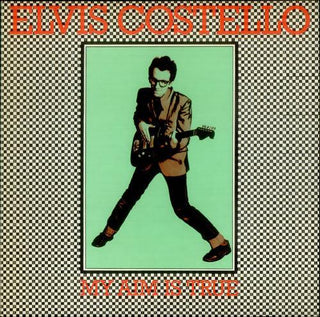 Elvis Costello- My Aim Is True (3rd UK Press)(Green Background Sleeve) - Darkside Records