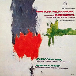 John Corigliano/ Samuel Barber- Concerto For Clarinet And Orchestra/ Third Essay For Orchestra Opus 47 (Zubin Mehta Conductor) - Darkside Records