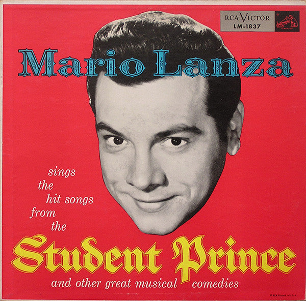 Mario Lanza- Sings The Hit Somgs From The Student Prince And Other Musical Comedies - Darkside Records