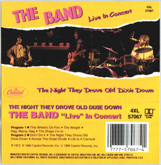 The Band- The Night They Drove Old Dixie Down - Darkside Records