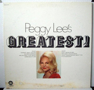 Peggy Lee- Greatest - Darkside Records