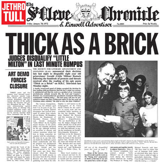 Jethro Tull- Thick As A Brick - Darkside Records