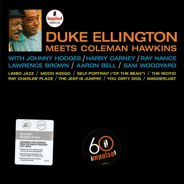 Duke Ellington/Coleman Hawkins- Duke Ellington Meets Coleman Hawkins (2022 Verve Acoustic Sounds Series) - Darkside Records