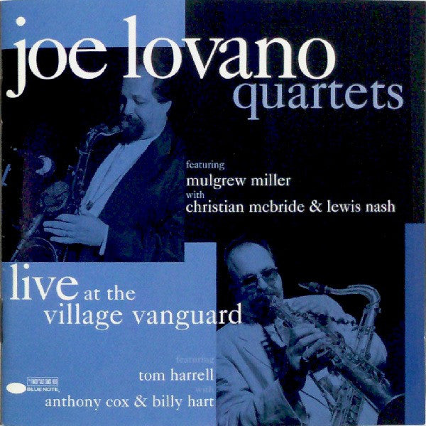 Joe Lovano – Quartets- Live At The Village Vanguard - Darkside Records