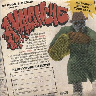 MF Doom/Madlib- Avalanche (No Figure, 7" w/Sleeve Only) - Darkside Records