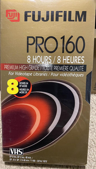 Fujifilm Pro160 8 Hour Blank VHS - Darkside Records