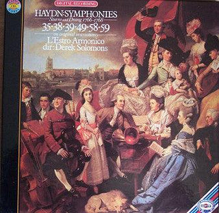 Haydn- Symphonies 35, 38, 39, 49, 58, 59 (Directed From Violin By Derek Solomons) - Darkside Records