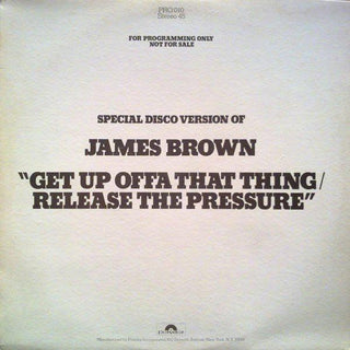 James Brown- Get Up Offa That Thing/Release The Pressure (12”)(Promo) - Darkside Records