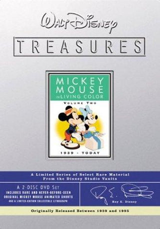Walt Disney Treasures: Mickey Mouse In Living Color: Volume 2 1939- Today - Darkside Records