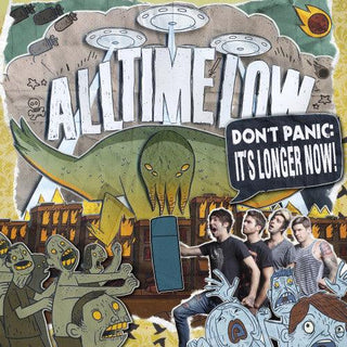 All Time Low- Don't Panic: It's Longer Now (Maroon And White Smash) - Darkside Records
