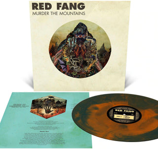 Red Fang- Murder The Mountains (Aqua Blue and Halloween Orange Galaxy Merge Vinyl) - Darkside Records