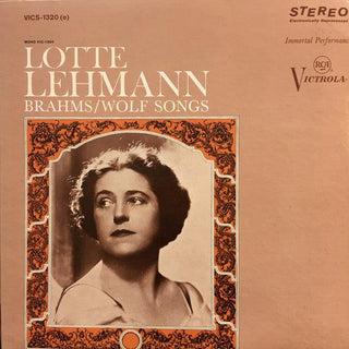 Brahms- Wolf Songs (Lotte Lehmann, Alto) - Darkside Records