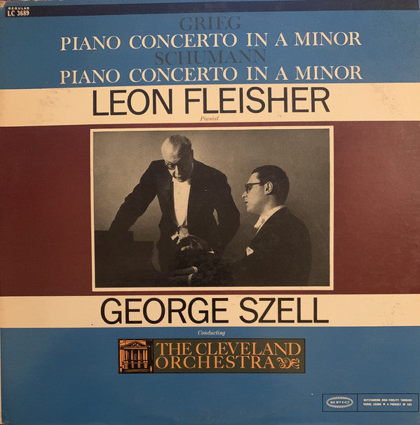 Greig/ Schumann- Piano Concerto In A Minor (George Szell, Conductor) - Darkside Records