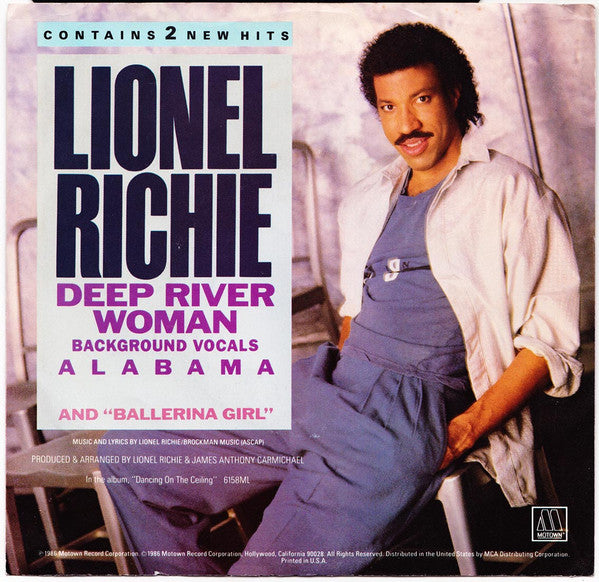 Lionel Richie- Ballerina Girl/Deep River Woman - Darkside Records