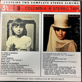 Barbra Streisand- My Name Is Barbra/My Name Is Barbra, Two... (3 ¾ IPS) - Darkside Records