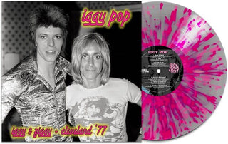 Iggy Pop- Iggy & Ziggy: Cleveland '77 (Silver/Pink Splatter Vinyl) - Darkside Records