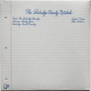Partridge Family- Partridge Family Notebook (Sealed) - Darkside Records