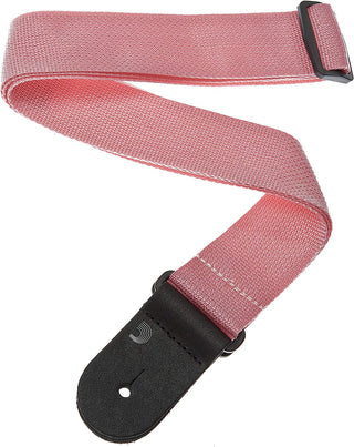 D'Addario Polypropylene Guitar Strap - Pink - Darkside Records