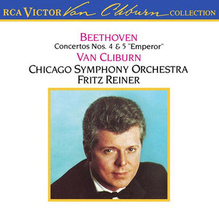 Beethoven-  Concertos No. 4 & 5 “Emperor” (Van Cliburn, Piano) - Darkside Records