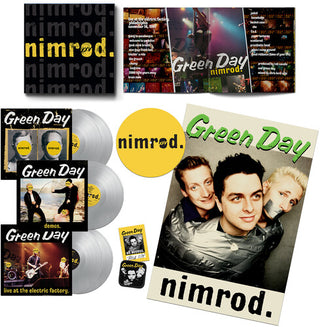 Green Day- Nimrod (25th Anniversary Silver LP Boxset) - Darkside Records