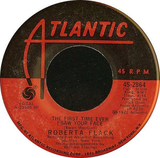 Roberta Flack- The First Time Ever I Saw Your Face/Trade Winds (In Atlantic Records Sleeve)