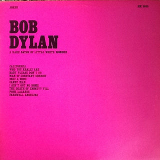 Bob Dylan- A Rare Batch Of Little White Wonder (Unofficial) - Darkside Records