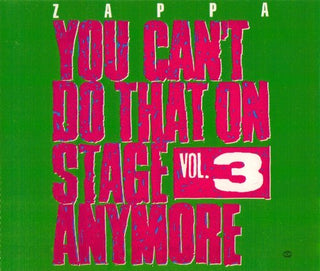 Frank Zappa- You Can't Do That On Stage Anymore Vol. 3 - Darkside Records