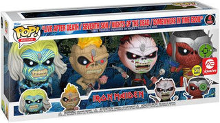 FUNKO POP! ROCKS: Iron Maiden - Eddie 4PK Glow in the Dark Box Set (AE Exclusive) - Darkside Records