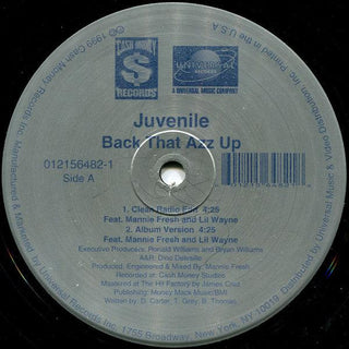 Juvenile- Back That Azz Up (Single) - Darkside Records