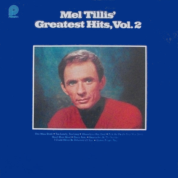 Mel Tillis- Greatest Hits, Vol. 2 - Darkside Records