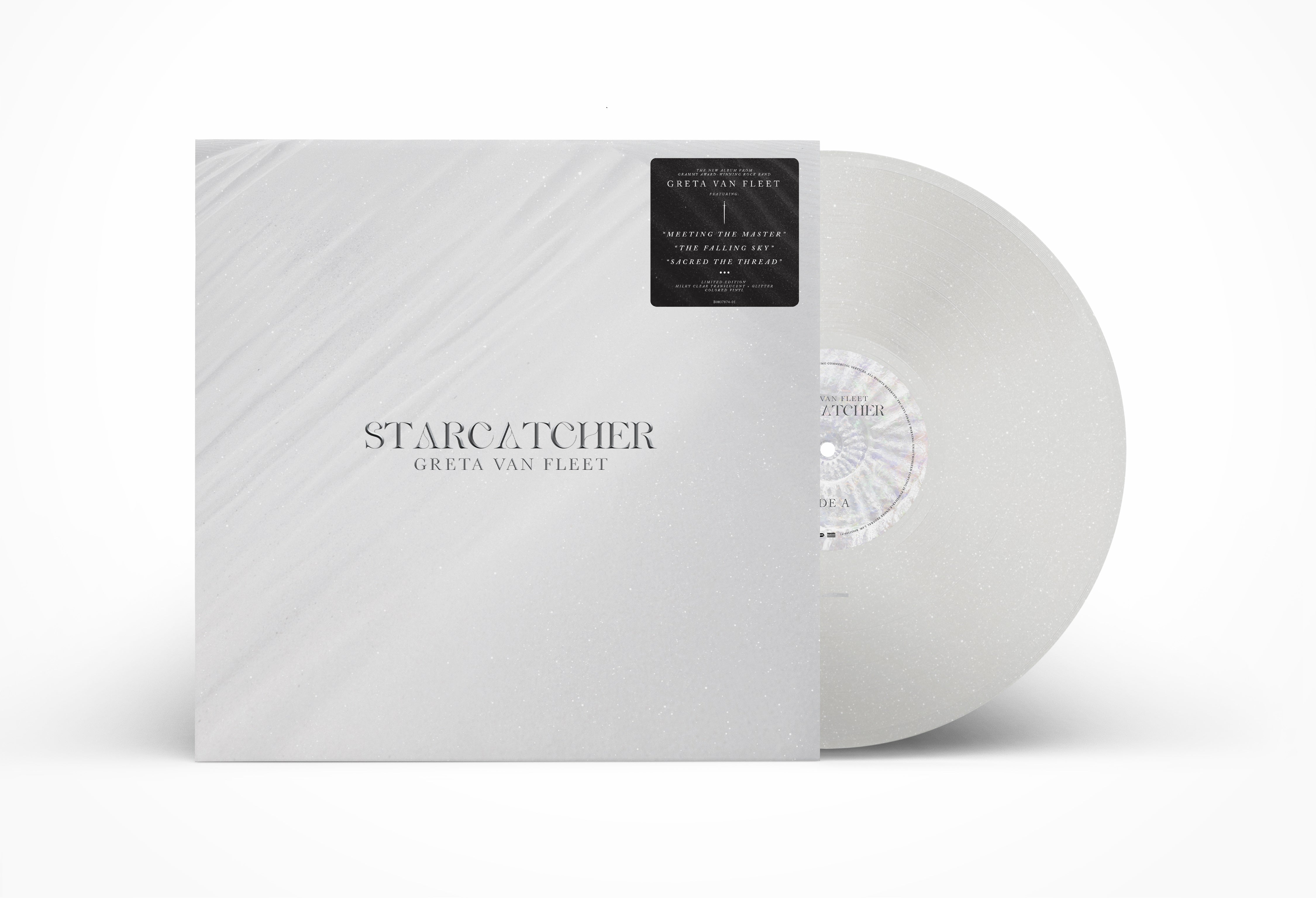 Greta Van Fleet- Starcatcher [White/Glitter LP] (Indie Exclusive) (PREORDER) - Darkside Records